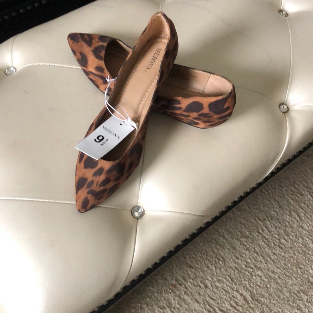 Leopard Print Flats